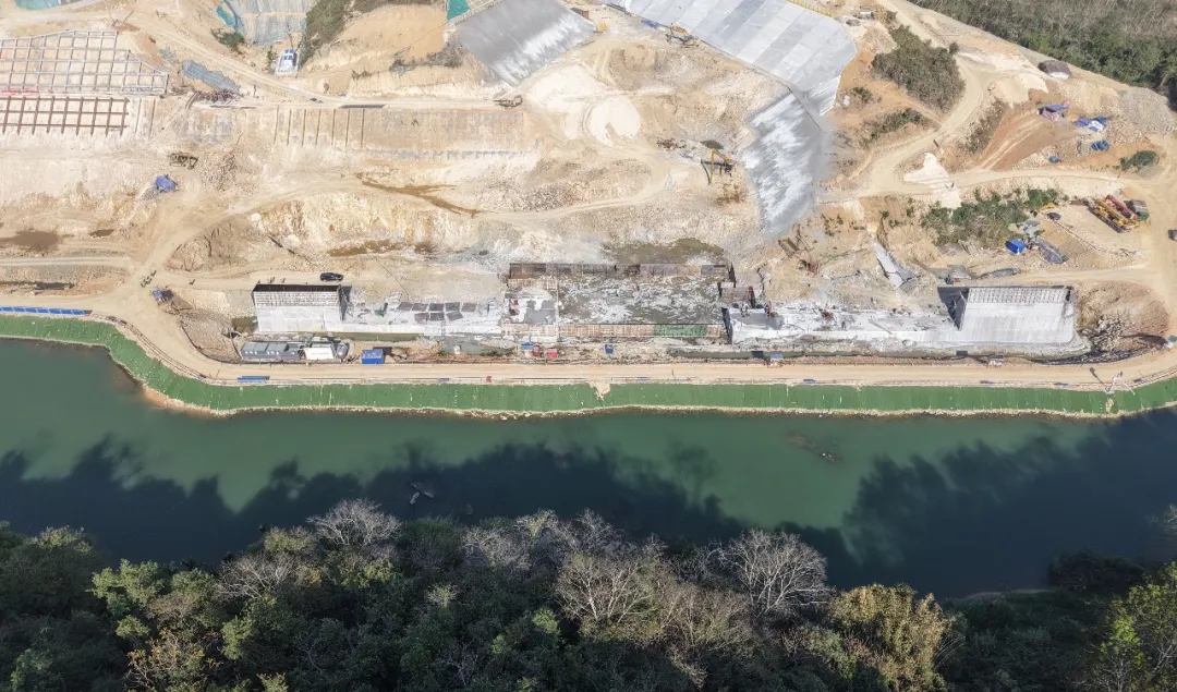 春节不歇工 实干启新程  海南省昌化江水资源设置工程全力冲刺一季度“开门红”