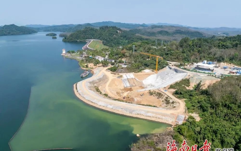 南渡江水系廊道生态保唬唬护修复工程松涛水库生态流量泄放设施建设加速推进