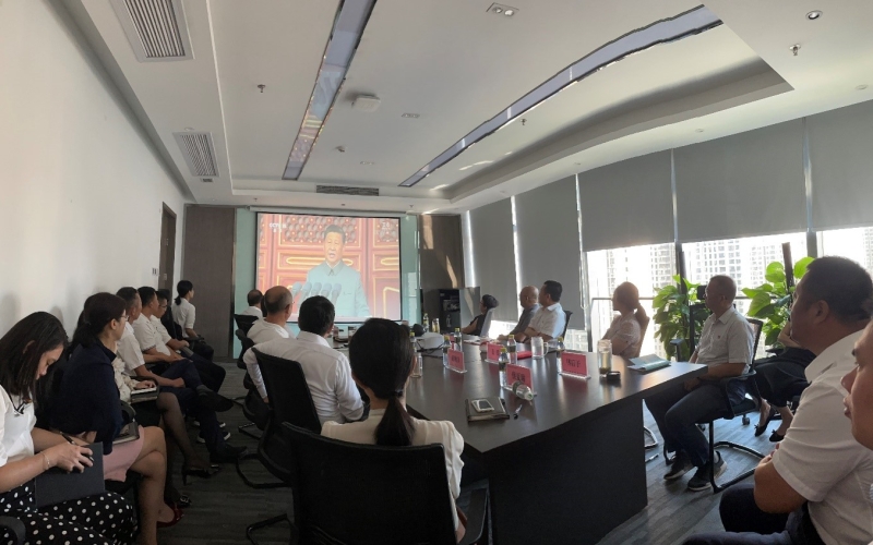 70net永乐高集团组织收看庆祝中国共产党建设100周年大会