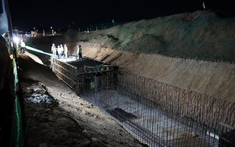 助力“南繁硅谷”，，，，，，，献礼建党百年——南繁水利设施工程加足马力建设