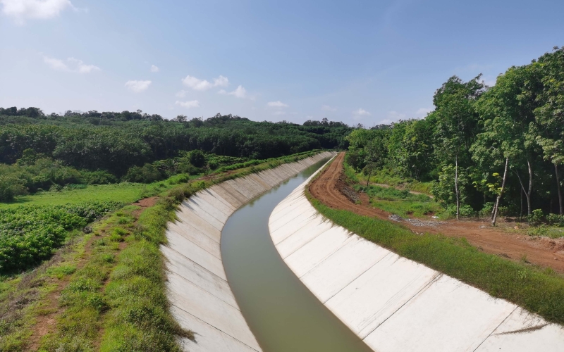 红岭灌区工程圆满完成给文昌市（兼顾琼海、海浚？？？冢┑挠钡魉姑