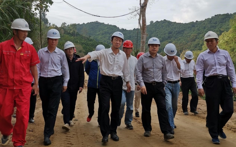 “建一座水库就是建一个景区” 省水务厅王强厅长深入迈湾水利枢纽工程 现场检查指导事情