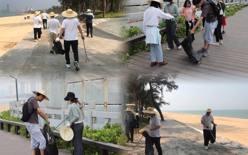 企业文化建设年|70net永乐高集团组织开展“落实六水共治，，，净化海滩情形”主题活动