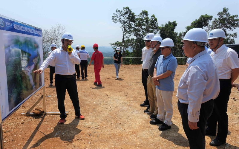 海南控股董事赴迈湾水利枢纽、红岭灌区工程现场调研