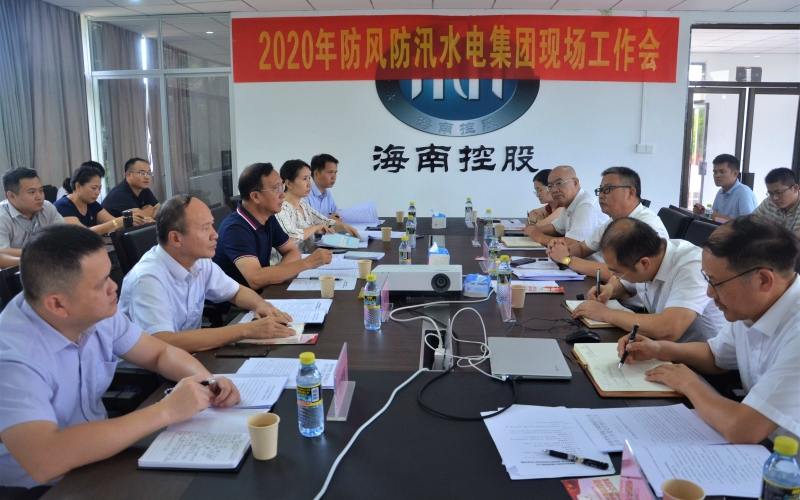 增强防御，，，，筑牢防地 ——海南控股2020年“清静生产月”防风防汛70net永乐高集团项目 现场会在迈湾项目召开