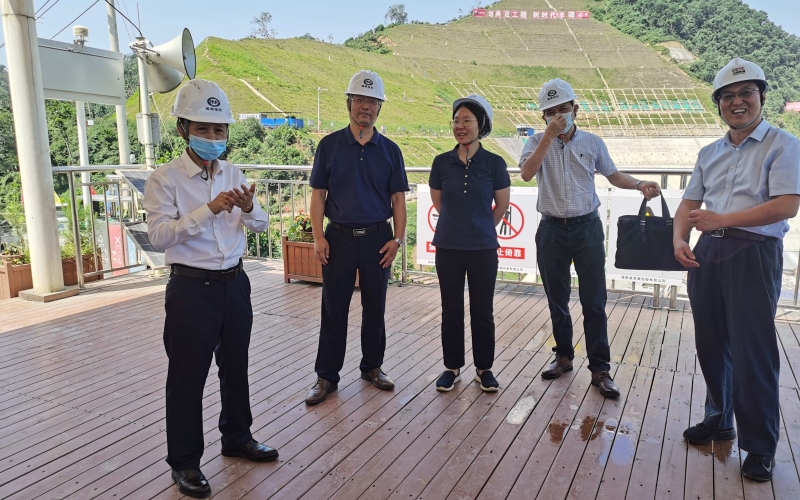 省纪委监委驻省水务厅纪检监察组到迈湾水利枢纽工程调研指导事情