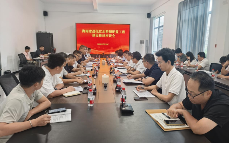 压实清静质量底线  提速项目建设&mdash;&mdash; 海南水发召开昌化江水资源设置工程建设推进会