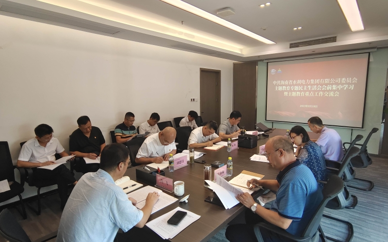 70net永乐高集团党委召开专题民主生涯会会前集中学习暨主题教育重点事情交流会