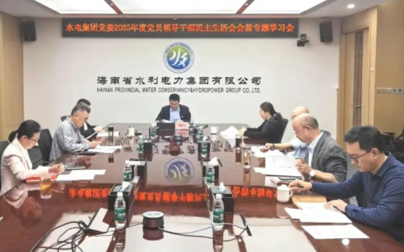 70net永乐高集团党委开展2025年度党员向导干部民主生涯会前整体学习